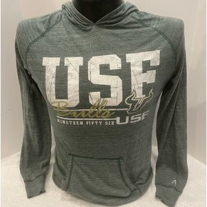 Adult USF University of South Florida Bulls Lightweight hoodie with pockets